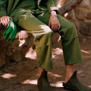 Rudy Jude utility jeans green bean